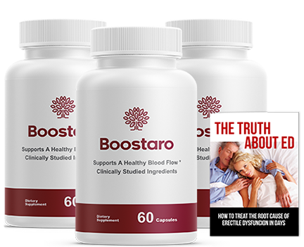 3 bottle package of Boostaro